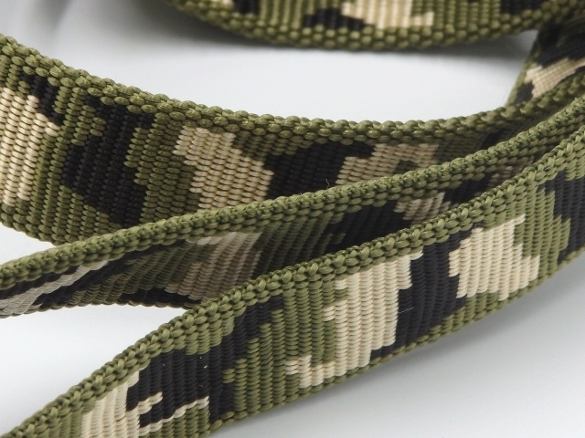 ビヨルキス カモウェビングリード BJORKIS（ロックカラビナ付き犬用