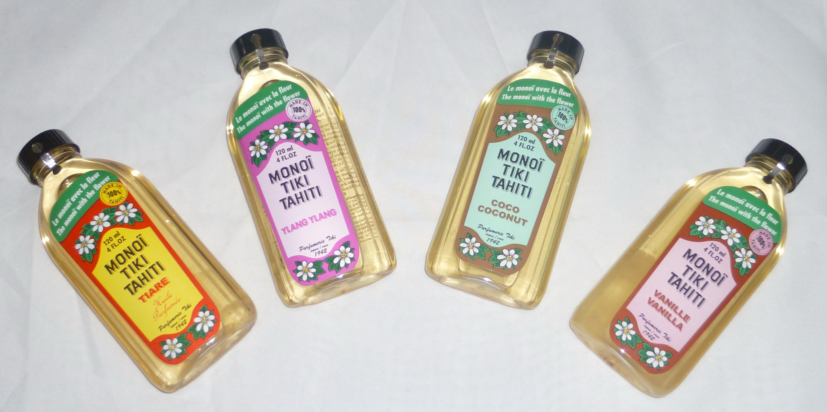 タヒチ モノイオイル １２０ｍｌ Monoi Tiki Tahiti 柏のハウピア