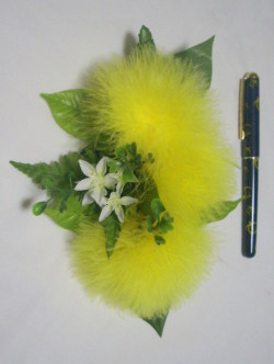 フラ用髪飾り オヒア・レフア【Hawaiian Selection Haupia】フラダンス