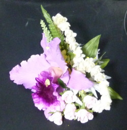 カトレアの髪飾り