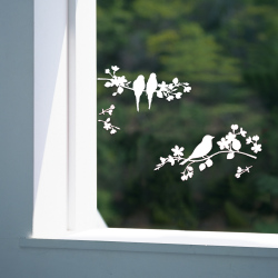 森の中のトリ（ホワイト）