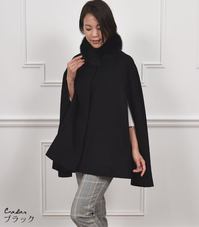 レディースファション カシミヤコート