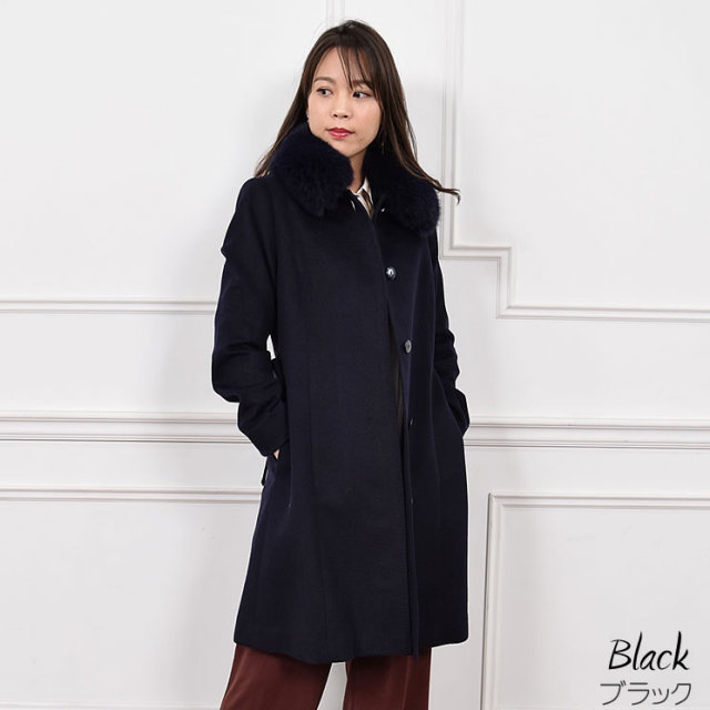 25％OFF会員価格適用外】[MONCADA] カシミヤ 混 ウール コート SAGA  