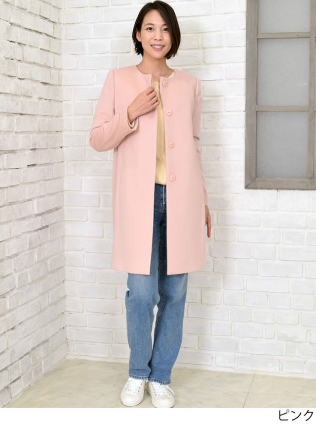 25％OFF】【MONCADA】カシミヤ 100% カラーレス コート (CA3073 