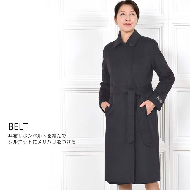BLACKフライデー20%OFF※会員価格適用外】カシミヤ コート レディース
