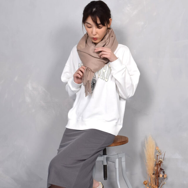 【25%OFF会員価格適用外】【名入れ刺繍可】カシミヤ カシミア 100% ストール 60cm幅(CS0077)