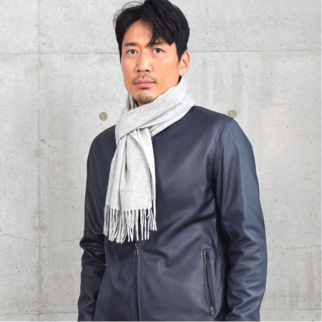名入れ刺繍可】メンズ カシミヤ カシミア マフラー 100% メンズ