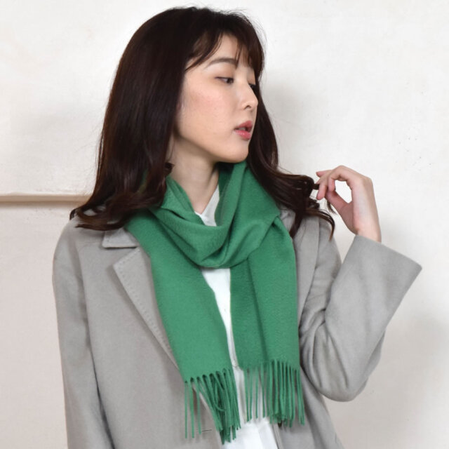 【25%OFF会員価格適用外】【名入れ刺繍可】カシミヤ 100% マフラー レディース カシミヤマフラー カシミアマフラー レディースマフラー 男女兼用 フリンジ(CS0099)