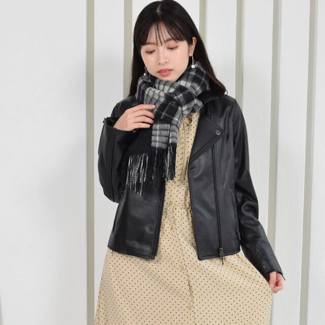【即発☆プレゼントに♪】CHANEL 刺繍 マフラー カシミア ウール org.jpg