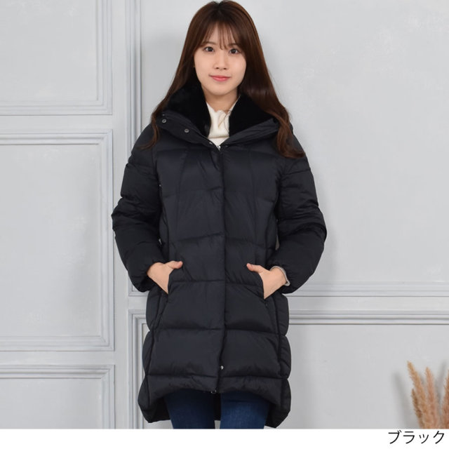 ダウンコート ストレッチ素材 レディース セミロング [Merfirge  