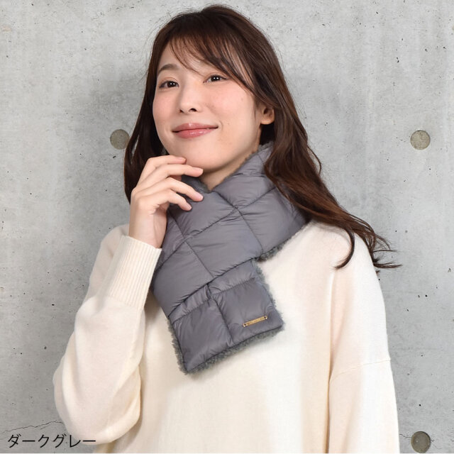 eギフト】[オリジナルギフトボックス付]ダウンマフラー ダウン