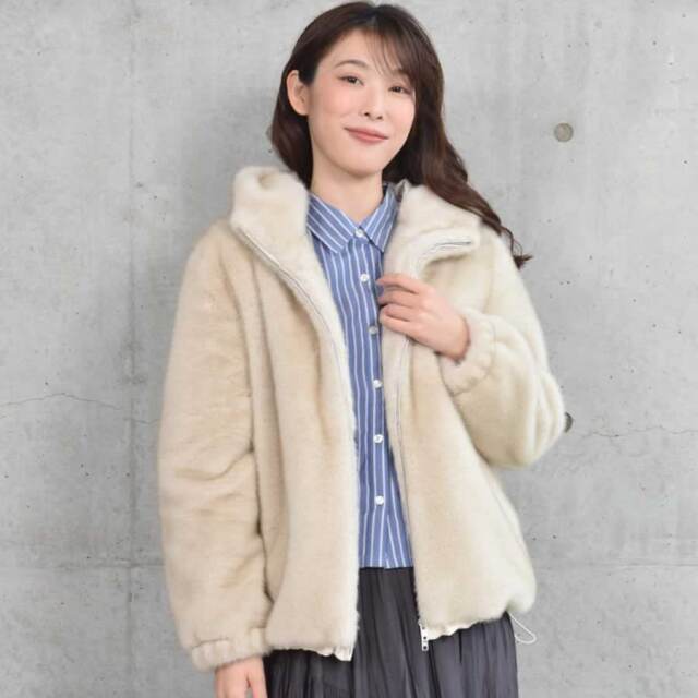 35%OFF 会員価格適用外】エコファー ファージャケット ミンクライク