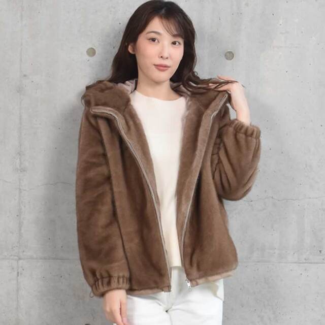 35%OFF 会員価格適用外】エコファー ファージャケット ミンクライク