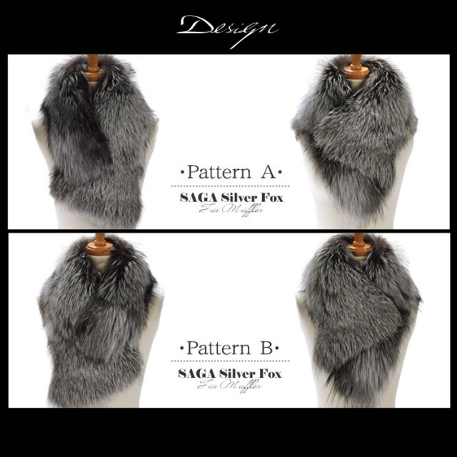 圧倒的な存在感でラグジュアリーなファーマフラー 日本製 SAGA  