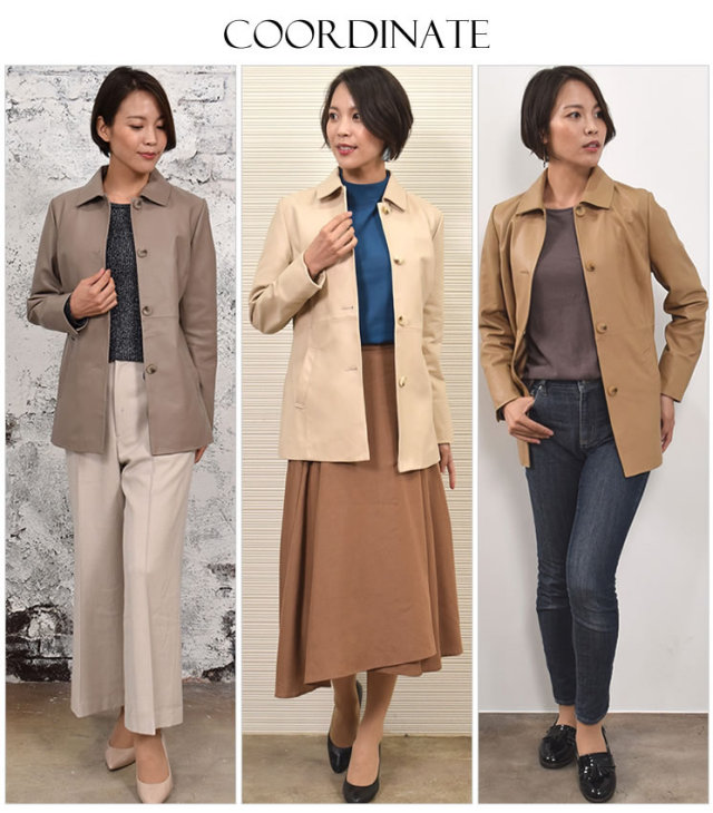 レディースファション レザー