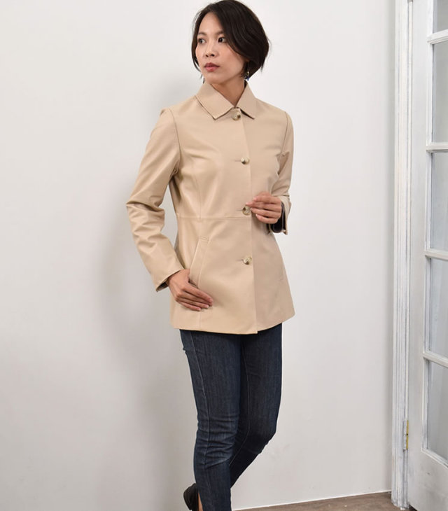 レディースファション レザー