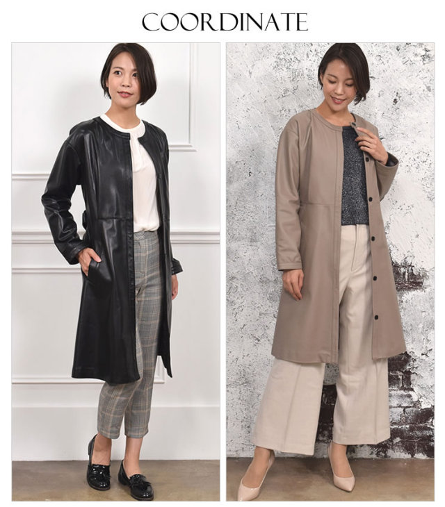 レディースファション レザー