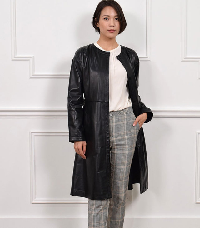 レディースファション レザー