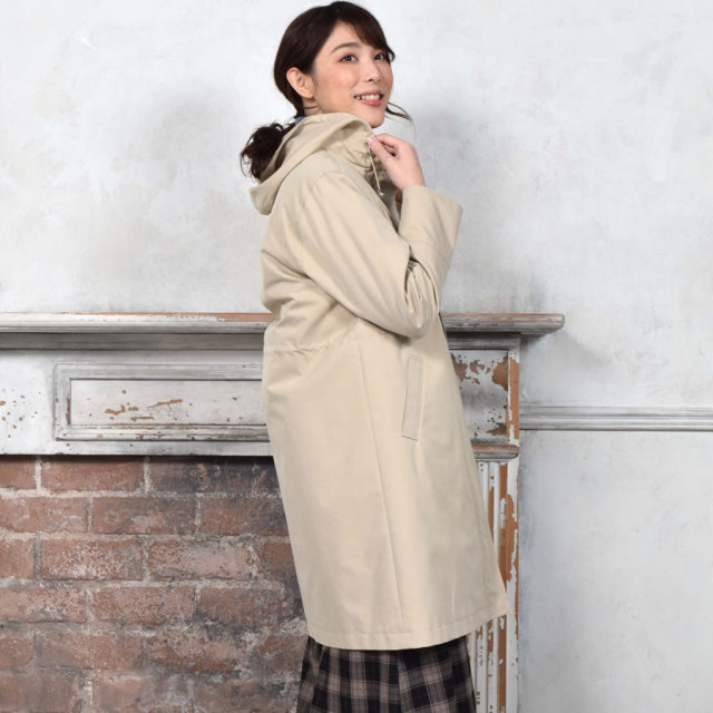 Merfirge] フィールドサーモ 中綿 インナー コート 付き ロング