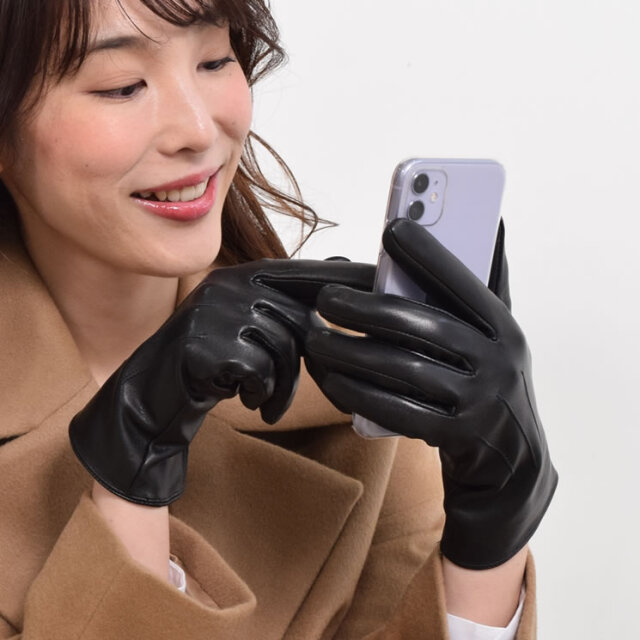 【30%OFF会員割引適用外】【Merfirge】エチオピアシープ レザー グローブ 手袋 (LG1406O)(P)