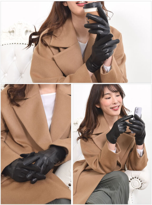 【30%OFF会員割引適用外】【Merfirge】エチオピアシープ レザー グローブ 手袋 (LG1406O)(P)
