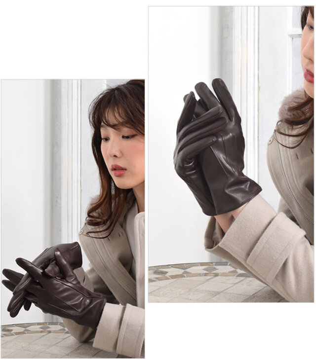 【30%OFF会員割引適用外】【Merfirge】エチオピアシープ レザー グローブ 手袋 (LG1406O)(P)