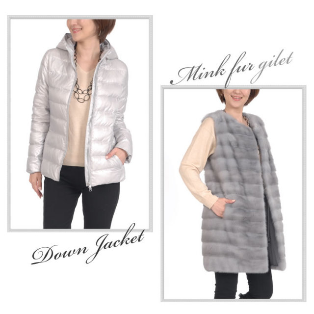 25％OFF会員価格適用外】ミンク コート ダウン 3WAY フード付き (MC2898) 