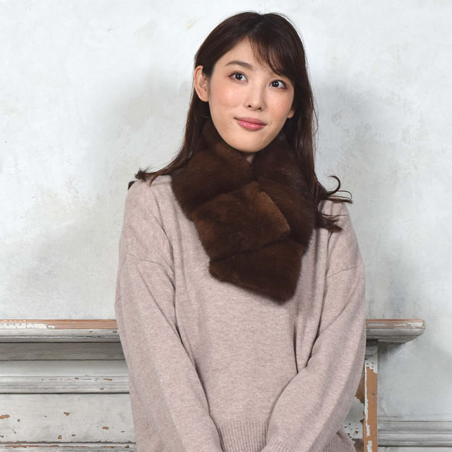 50％OFF会員価格適用外】上品な華やかさ 日本製 SAGA ミンク ファー  