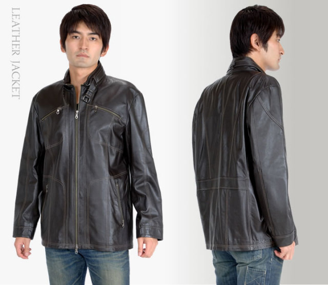 メンズファション レザー