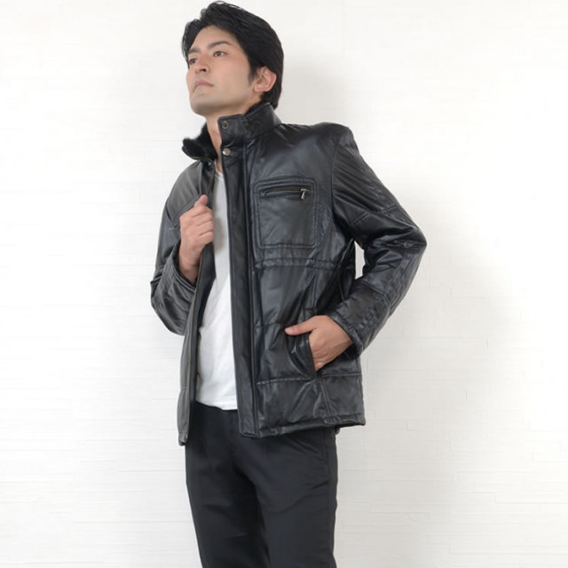 メンズファション レザー