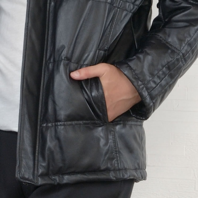 メンズファション レザー