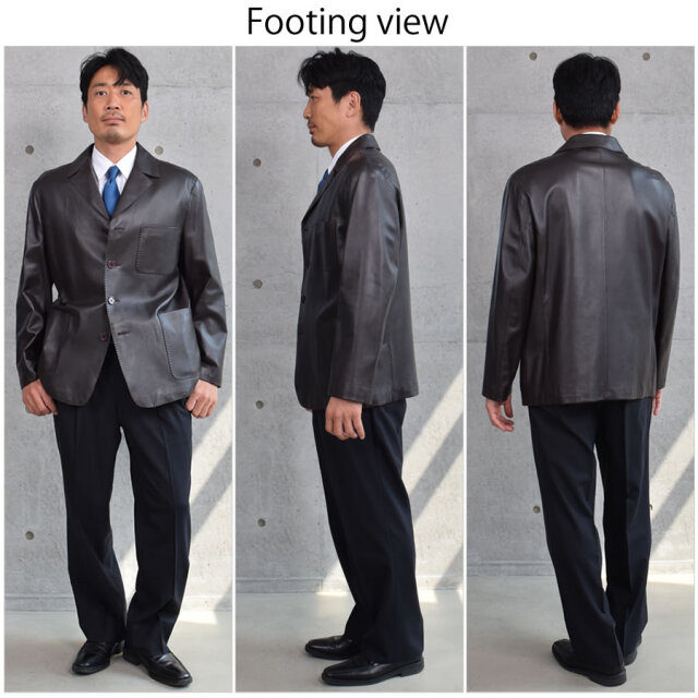 30%OFF 会員価格適用外】[COGGIOLA] メンズ ソフト ラム レザー