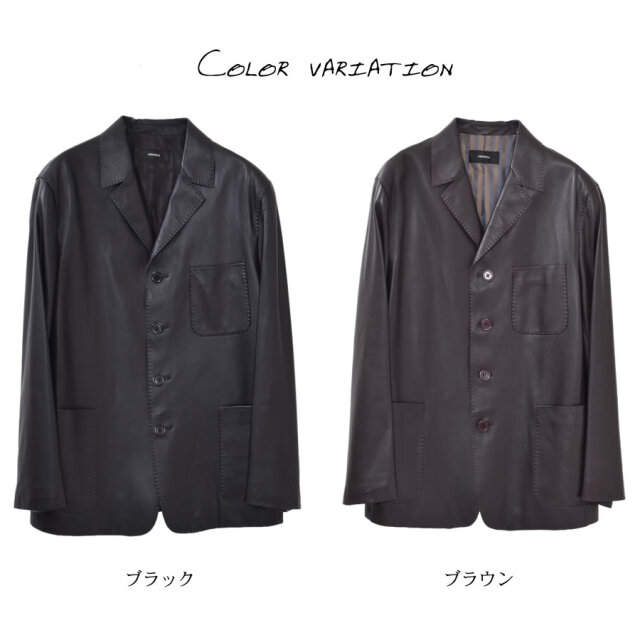 30%OFF 会員価格適用外】[COGGIOLA] メンズ ソフト ラム レザー