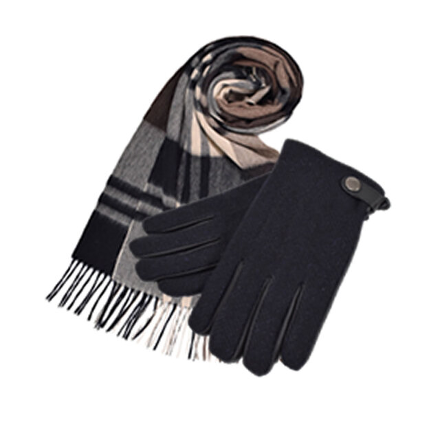 名入れ刺繍可】クリスマス ギフトセット [Merfirge] メンズ カシミヤ