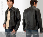メンズファション レザー