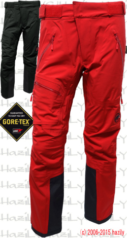 Hazily Mammut マムート ゴアテックスソフトシェルアイスフォールパンツ Gore Tex Softshellicefallpants 品番10 黒 赤 防水透湿ゴアテックス使用パンツ Gore Texスノーパンツ