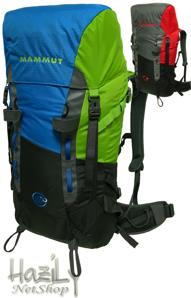 Hazily Mammut マムート 150周年記念限定モデル タラナキ30 Taranaki30 30リットル 品番2510 グレー赤黒 黄緑青グレー Peaksピークス 富士登山トレッキングバックパック 中型リュック ザック