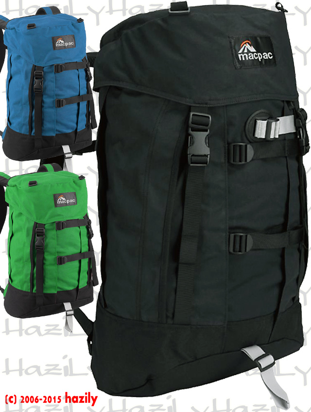 Hazily Macpac マックパック ゲッコクラシック Geckoclassic品番mm 黒 緑 青 頑丈で防水性の高いデイパック 初心者の富士登山用リュックサック 高尾山ハイキングバッグ耐水性ザック