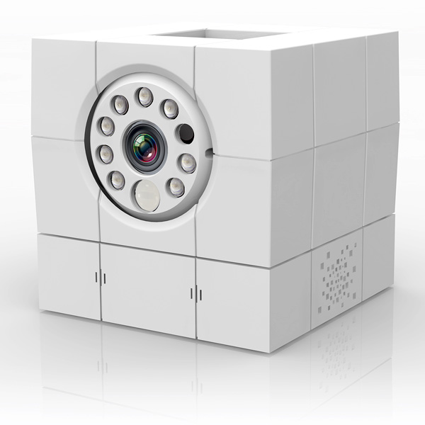 Wifi あんしんカム　icam HD 360 ネットワークカメラ ACC1308A1WH　SDカード録画 IPカメラ