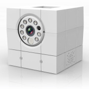 Wifi あんしんカム　icam HD 360 ネットワークカメラ ACC1308A1WH　SDカード録画 IPカメラ