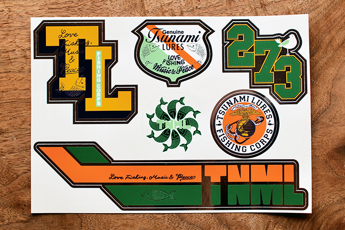 津波ルアーズ『2025 A5 Multi Mirror Sticker（ 2025 A5サイズ・マルチミラーステッカー ）』