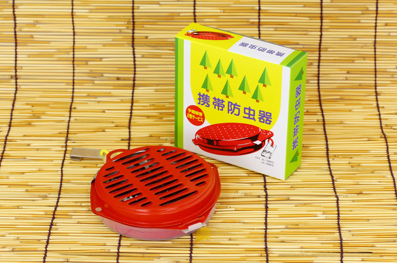 携帯防虫器（予備線香2巻サービス） ～パワー森林香専用器～ 【日本製】