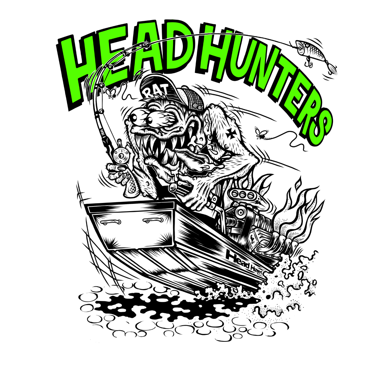 SCUMLAKE x HEAD HUNTERS  『HeadHunters21周年ステッカー』