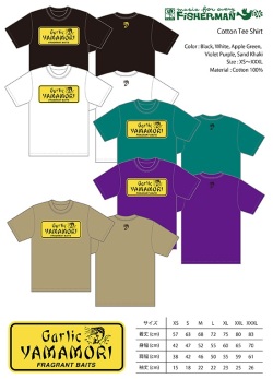 津波ルアーズxHeadHunters別注『ガーリックヤマモリ tee』