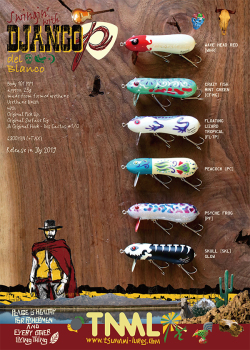 津波ルアーズ 『Django P del Blanco (ジャンゴP・デル・ブランコ)』