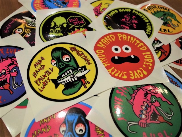 a.h.p.l(ando hand painted lures)『a.h.p.l ステッカー』