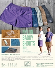 【7/5までの予約商品/7月中旬から下旬頃の入荷予定】津波ルアーズ『Nylon Baggy Shorts 2026』