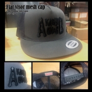 【6月15日までの予約商品/7月中旬～7月下旬頃入荷予定】AKASHI BRAND『Flat visor mesh cap 』