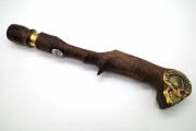 E-No Products『ウッドトリガーグリップ　TYPE-2』ドクロメタル