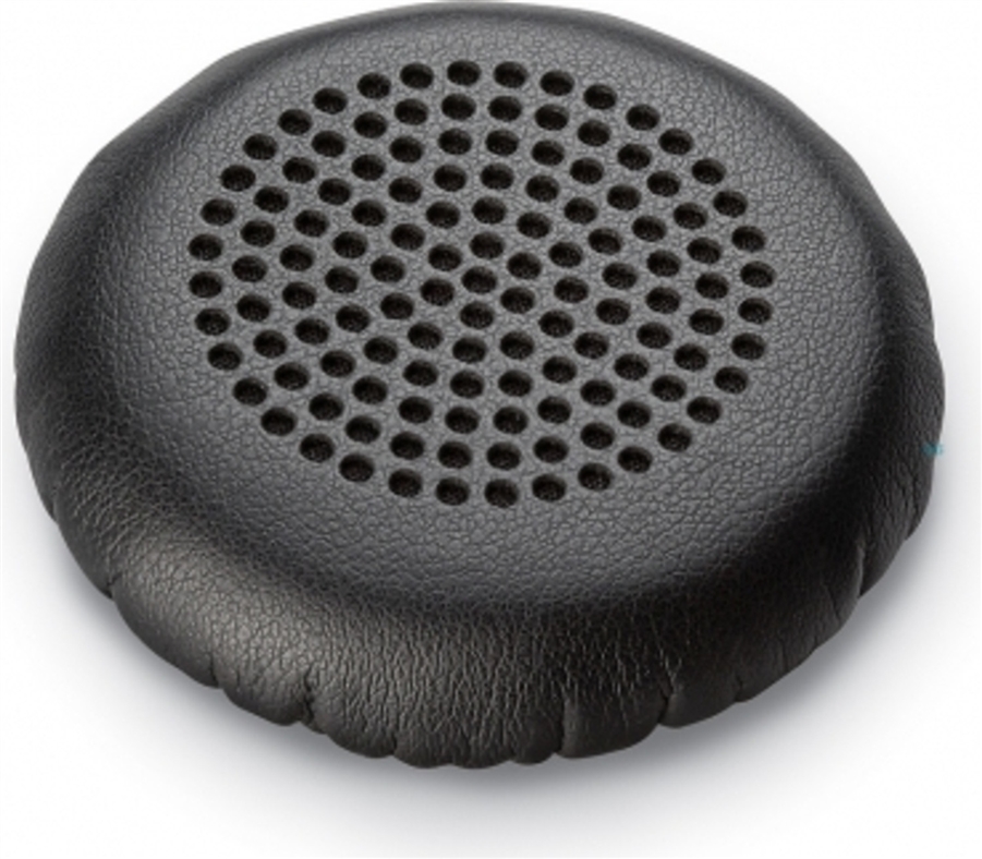 Plantronics（プラントロニクス）Poly 消耗品 HW540,HW530 専用 イヤークッション（Lサイズ） レザータイプ ブラック 1個入り 85R21AA(88832-01)